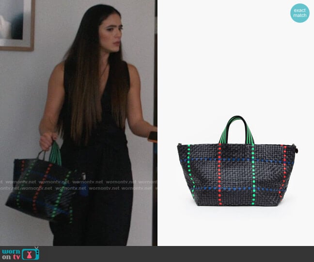 Clare V Bateau Tote worn by Dani Nunez (Arienne Mandi) on The L Word Generation Q