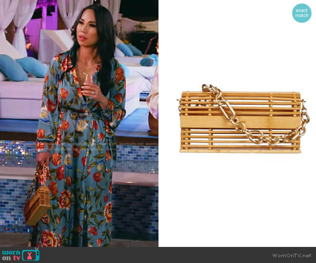 Cult Gaia Sylva Shoulder Bag worn by Danna Bui-Negrete on The Real Housewives of Salt Lake City