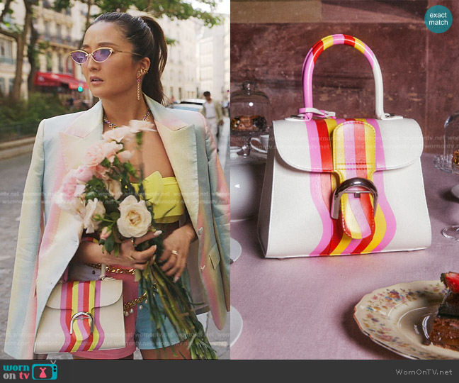 Delvaux Brillant PM Bag worn by Mindy Chen (Ashley Park) on Emily in Paris