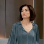 Elizabeth’s blue blouse on General Hospital