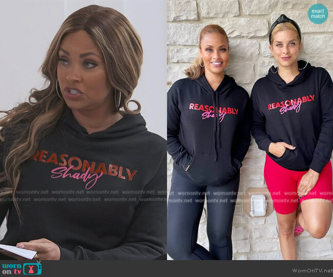 Reasonably Shady Unisex Hoodie worn by Gizelle Bryant on The Real Housewives of Potomac