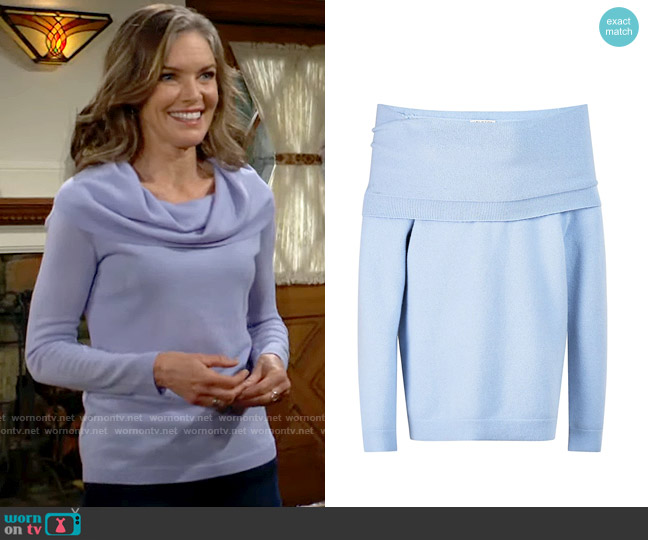 Halston Corin Sweater worn by Diane Jenkins (Susan Walters) on The Young and the Restless