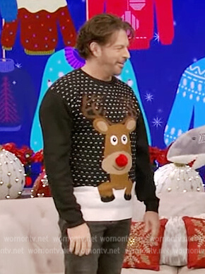 Harry Connick Jr’s ugly Christmas sweater on Live with Kelly and Ryan