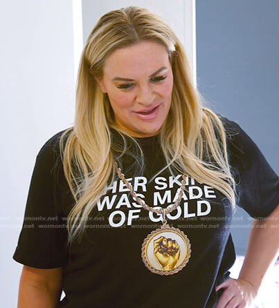 Heather's Her Skin Was Made Of Gold tee on The Real Housewives of Salt Lake City