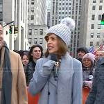 Hoda’s pom pom beanie on Today