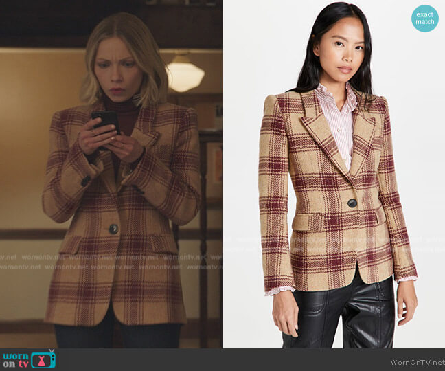 Isabel Marant Kerstin Blazer worn by Kate Keller (Tavi Gevinson) on Gossip Girl