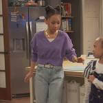 Ivy’s printed denim jeans on Ravens Home