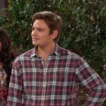 Johnny’s plaid button down shirt on Days of our Lives