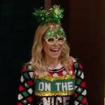 Kelly’s ugly Christmas sweater on Live with Kelly and Ryan
