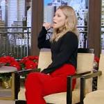 Kelly’s red pants on Live with Kelly and Ryan