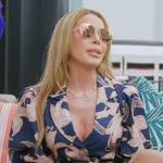 Lisa’s floral cropped top on The Real Housewives of Miami