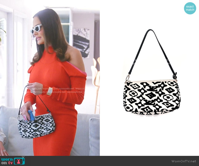 Louis Vuitton Tufted Monogram Pochette worn by Meredith Marks on The Real Housewives of Salt Lake City
