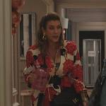 Madeline’s floral print kimono on Emily in Paris