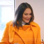 Meredith’s orange coat on The Real Housewives of Salt Lake City