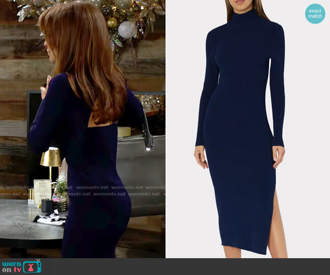 Milly Bustier Turtleneck Dress worn by Lily Winters (Christel Khalil) on The Young and the Restless