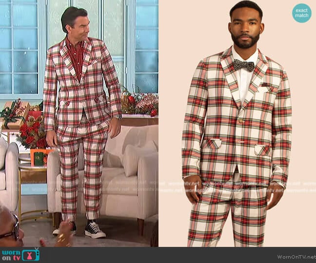 Mr Turk Kennedy Blazer worn by Jerry O'Connell on The Talk