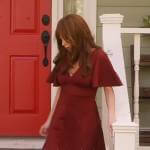 Nicky’s red v-neck maxi dress on Monarch