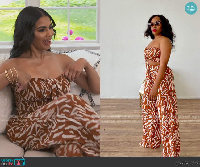 Nigh Jungle Fever Set worn by Mia Thornton on The Real Housewives of Potomac