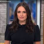 Nikki Battiste’s black tie neck jumpsuit on CBS Mornings