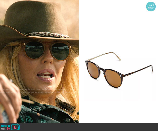 Oliver Peoples O'Malley Sunglasses worn by Beth Dutton (Kelly Reilly) on Yellowstone