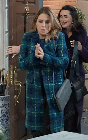 Olivia's plaid coat on General Hospital