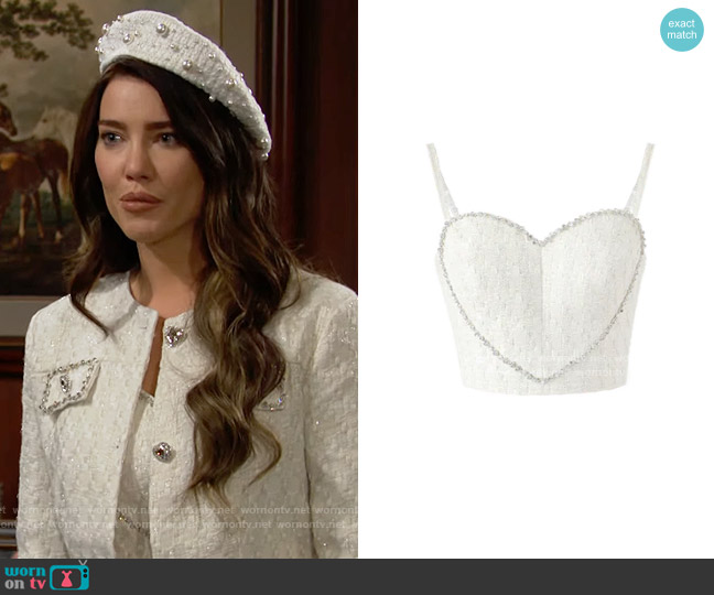 Ozlana Lost Princess Bustier worn by Steffy Forrester (Jacqueline MacInnes Wood) on The Bold and the Beautiful