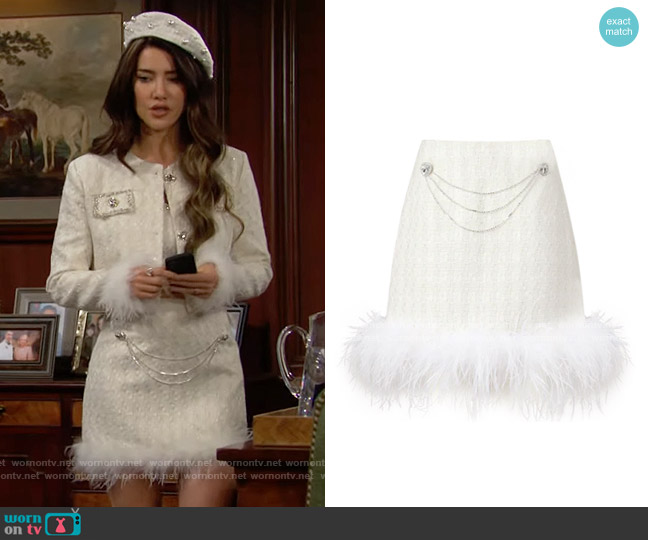 Ozlana Lost Princess Skirt worn by Steffy Forrester (Jacqueline MacInnes Wood) on The Bold and the Beautiful