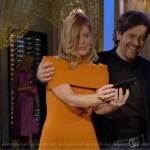 Phyllis’s orange sweater dress on The Young and the Restless