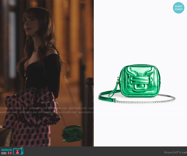Pierre Hardy 2022 Fall Winter Collection Bag worn by Emily Cooper (Lily Collins) on Emily in Paris