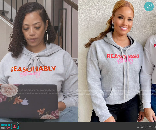 Reasonably Shady Hoodie Unisex worn by Carly Deubers on The Real Housewives of Potomac