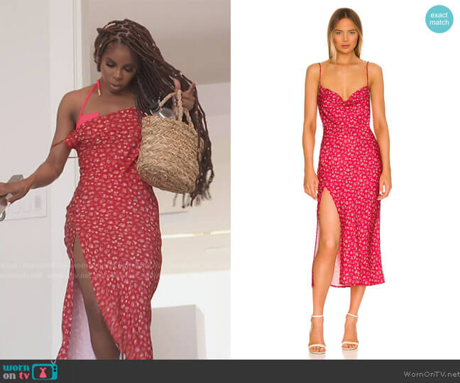 Resa Madison Maxi Dress worn by Candiace Dillard Bassett on The Real Housewives of Potomac