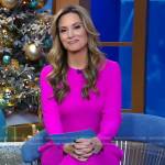 Rhiannon Ally’s magenta jumpsuit on Good Morning America