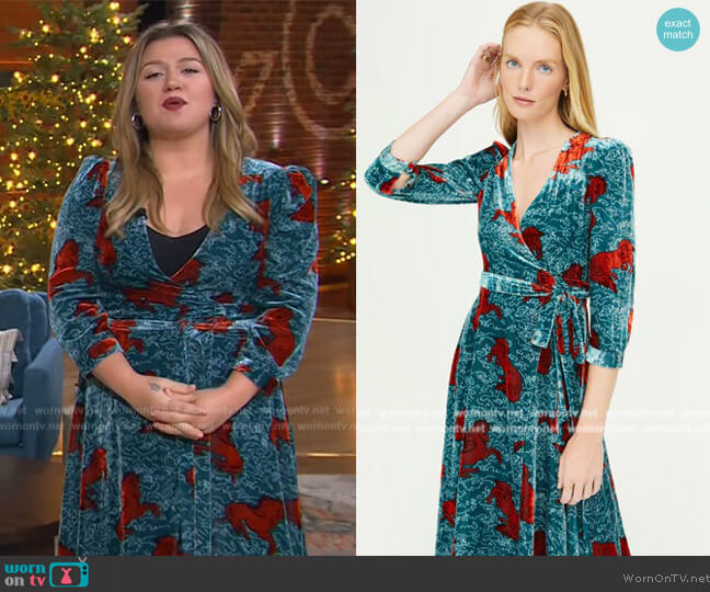 Rhode Lainey Dress worn by Kelly Clarkson on The Kelly Clarkson Show