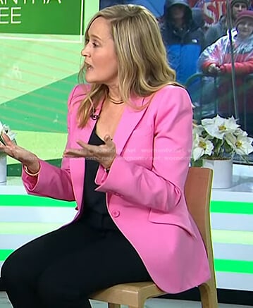 Samantha Bee’s pink blazer on Today