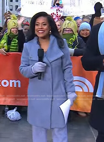 Sheinelle’s blue coat on Today