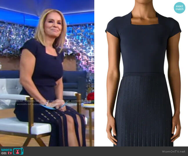 St John Double Knit Square Neck Top worn by Dr. Jennifer Ashton on Good Morning America