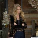 Summer’s floral velvet blazer on The Young and the Restless