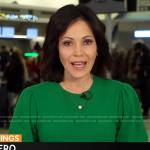 Tanya Rivero’s green sweater on CBS Mornings