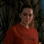 Tess’s J’aime Rodarte sweatshirt on The L Word Generation Q