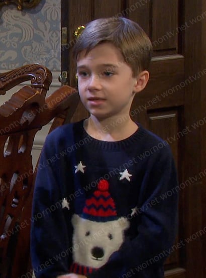 Thomas’s polar bear sweater on Days of our Lives