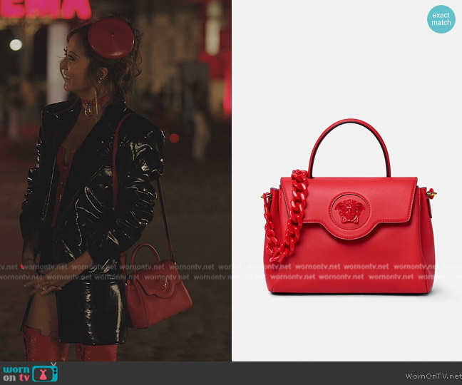 Versace La Medusa Handbag worn by Mindy Chen (Ashley Park) on Emily in Paris