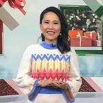 Vicky’s fair isle sweater dress on Today