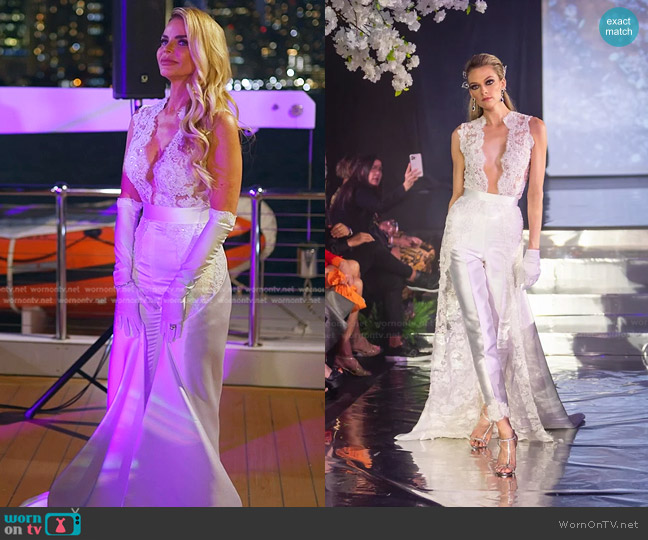 Wade Allyn Wedding Jumpsuit worn by Alexia Echevarria (Alexia Echevarria) on The Real Housewives of Miami