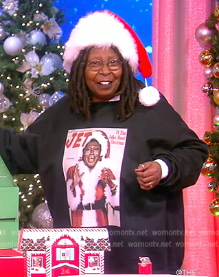 Whoopi’s Esther Rolle Christmas sweater on The View