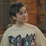 Winnie’s tiger graphic sweatshirt on Bunkd