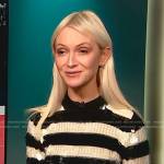 Zanna’s sequin striped sweater on Access Hollywood