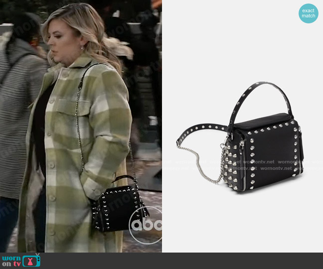 WornOnTV: Maxie’s lime plaid coat and studded bag on General Hospital ...