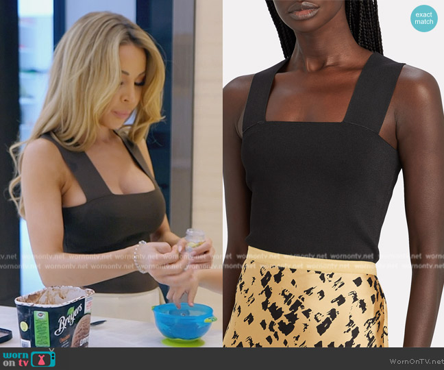 A.L.C. Lia Cropped Tank Top worn by Lisa Hochstein (Lisa Hochstein) on The Real Housewives of Miami