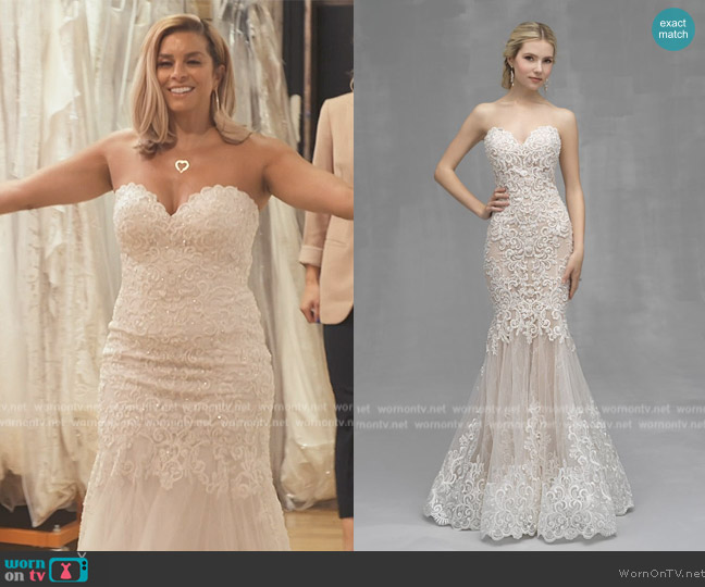 WornOnTV Robyn s white lace wedding dress on The Real Housewives