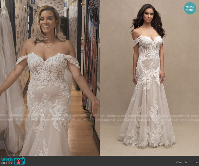 WornOnTV Robyn s white lace wedding dress on The Real Housewives